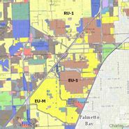 Miami Dade County Unincorporated Florida Zoning Map.